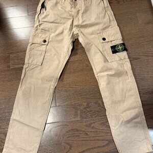 Stone Island 'Old Treatment' Cargo Pants - Sand - 30/30